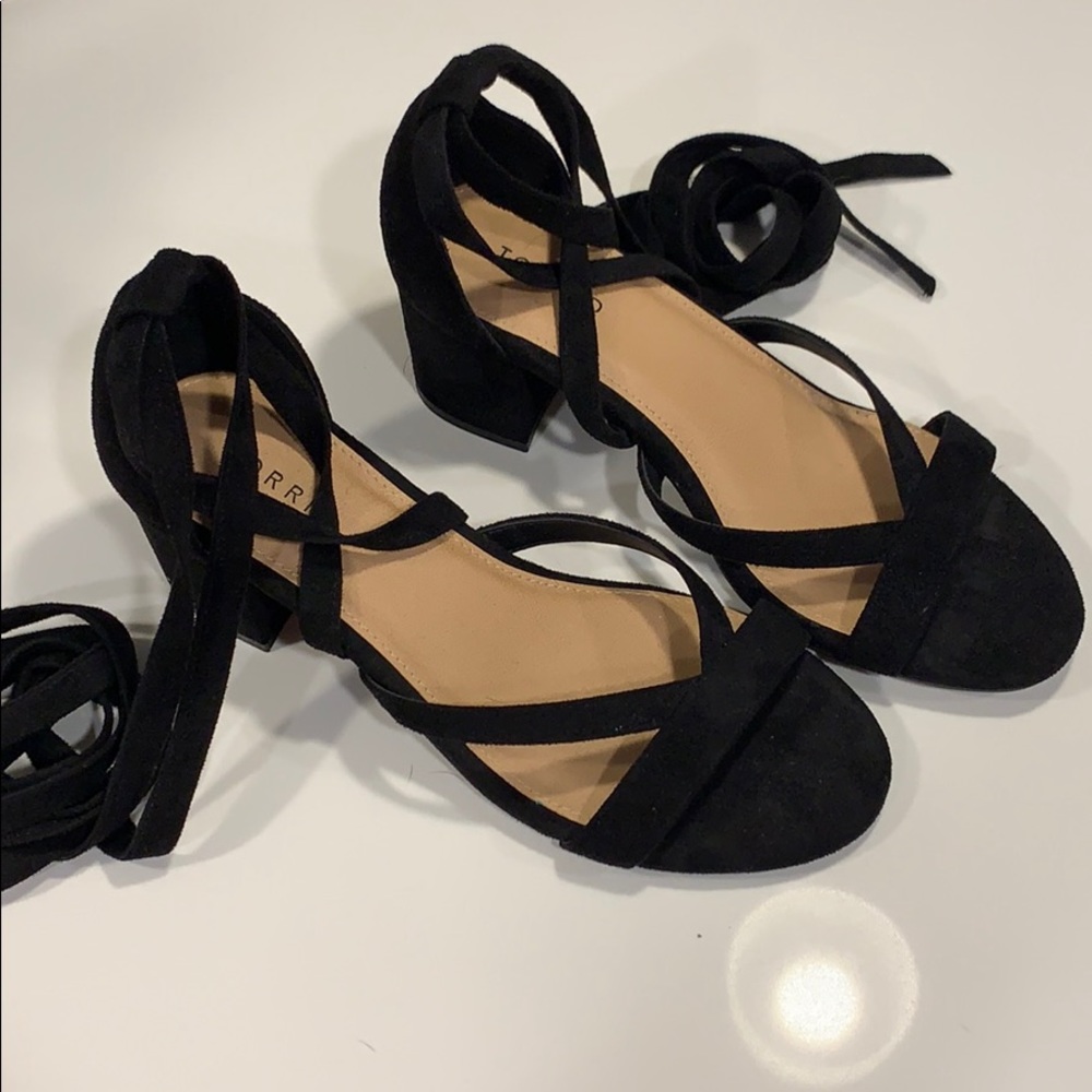 Lace Up High Heels